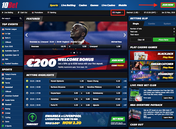 10bet-bookie
